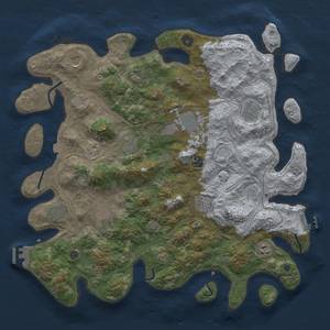 Thumbnail Rust Map: Procedural Map, Size: 4250, Seed: 938730351, 19 Monuments