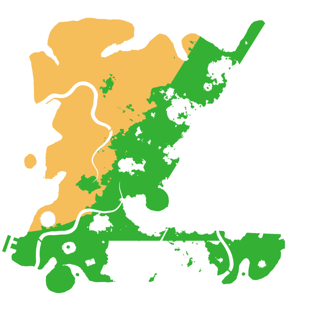 Biome Rust Map: Procedural Map, Size: 3750, Seed: 14281233