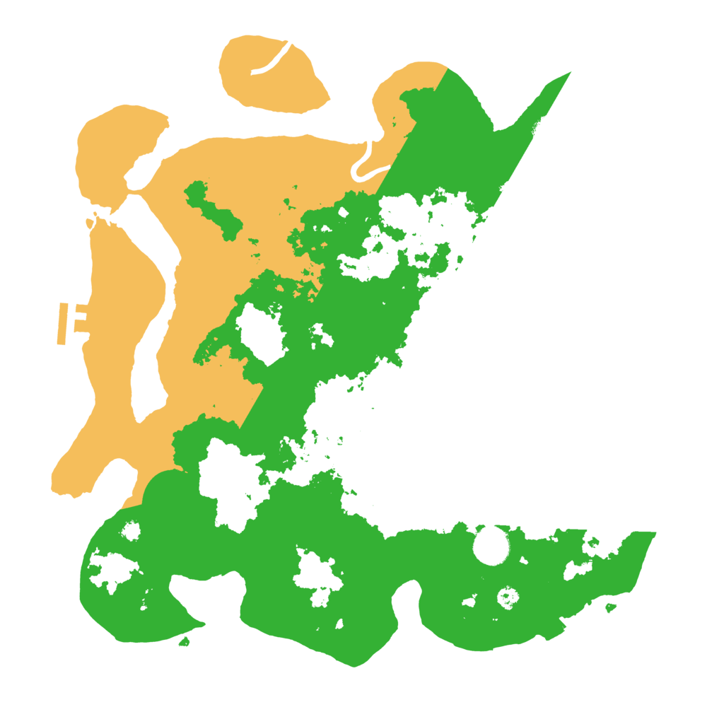 Biome Rust Map: Procedural Map, Size: 3500, Seed: 32456606