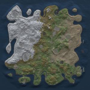 Thumbnail Rust Map: Procedural Map, Size: 4250, Seed: 871306014, 19 Monuments