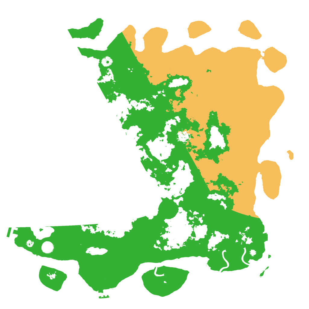 Biome Rust Map: Procedural Map, Size: 4500, Seed: 1757222082
