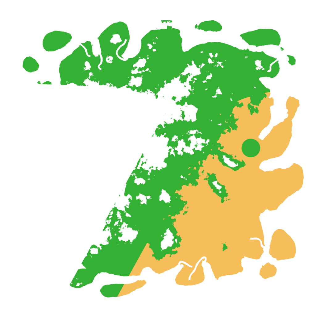 Biome Rust Map: Procedural Map, Size: 4500, Seed: 340384787