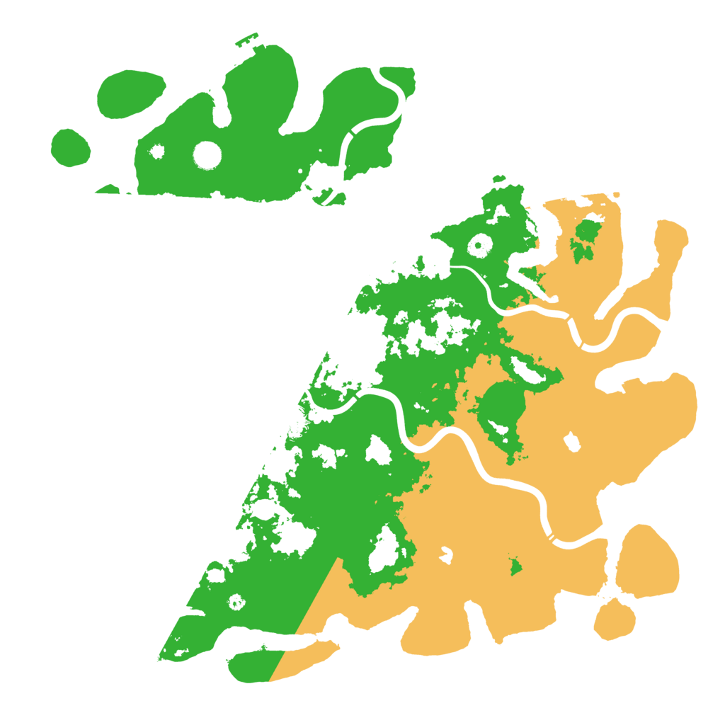 Biome Rust Map: Procedural Map, Size: 4500, Seed: 340384787