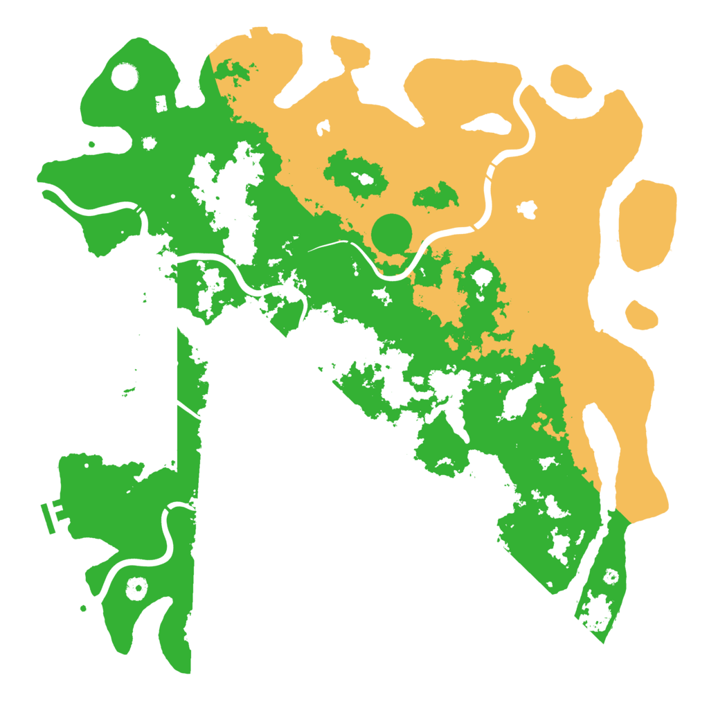 Biome Rust Map: Procedural Map, Size: 4629, Seed: 468480440