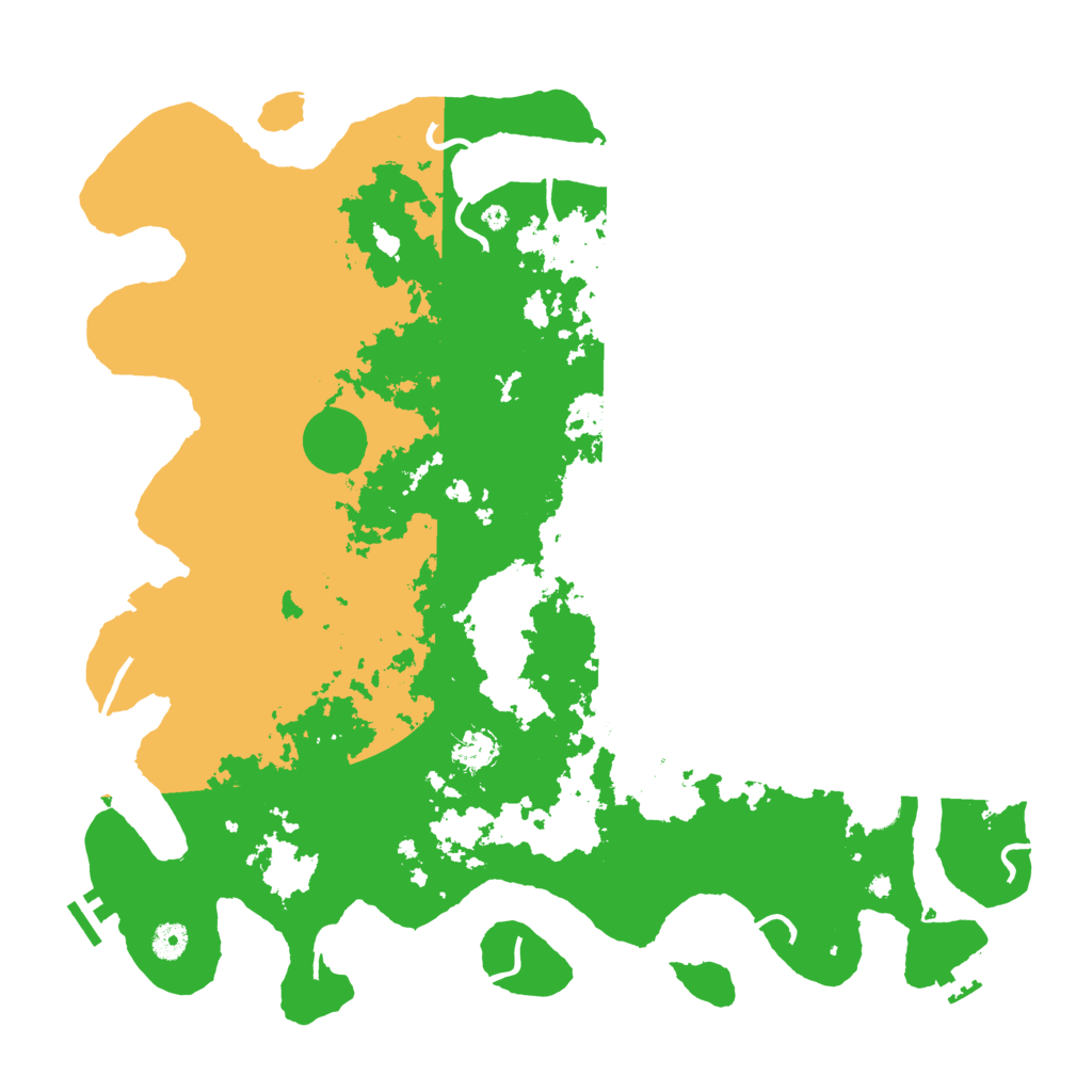 Biome Rust Map: Procedural Map, Size: 4500, Seed: 1634813013