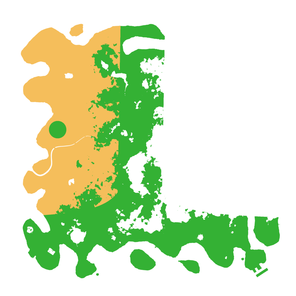 Biome Rust Map: Procedural Map, Size: 4500, Seed: 1634813013