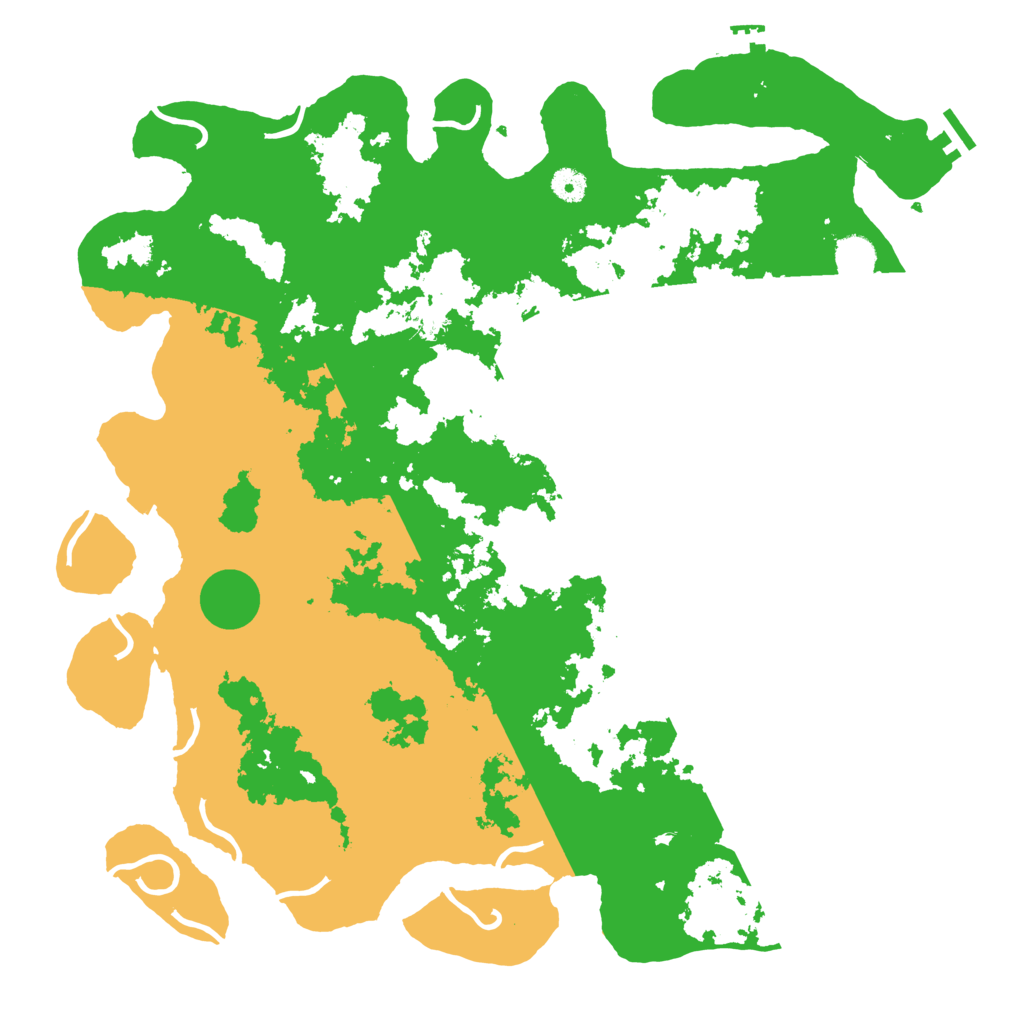 Biome Rust Map: Procedural Map, Size: 4500, Seed: 1814520103