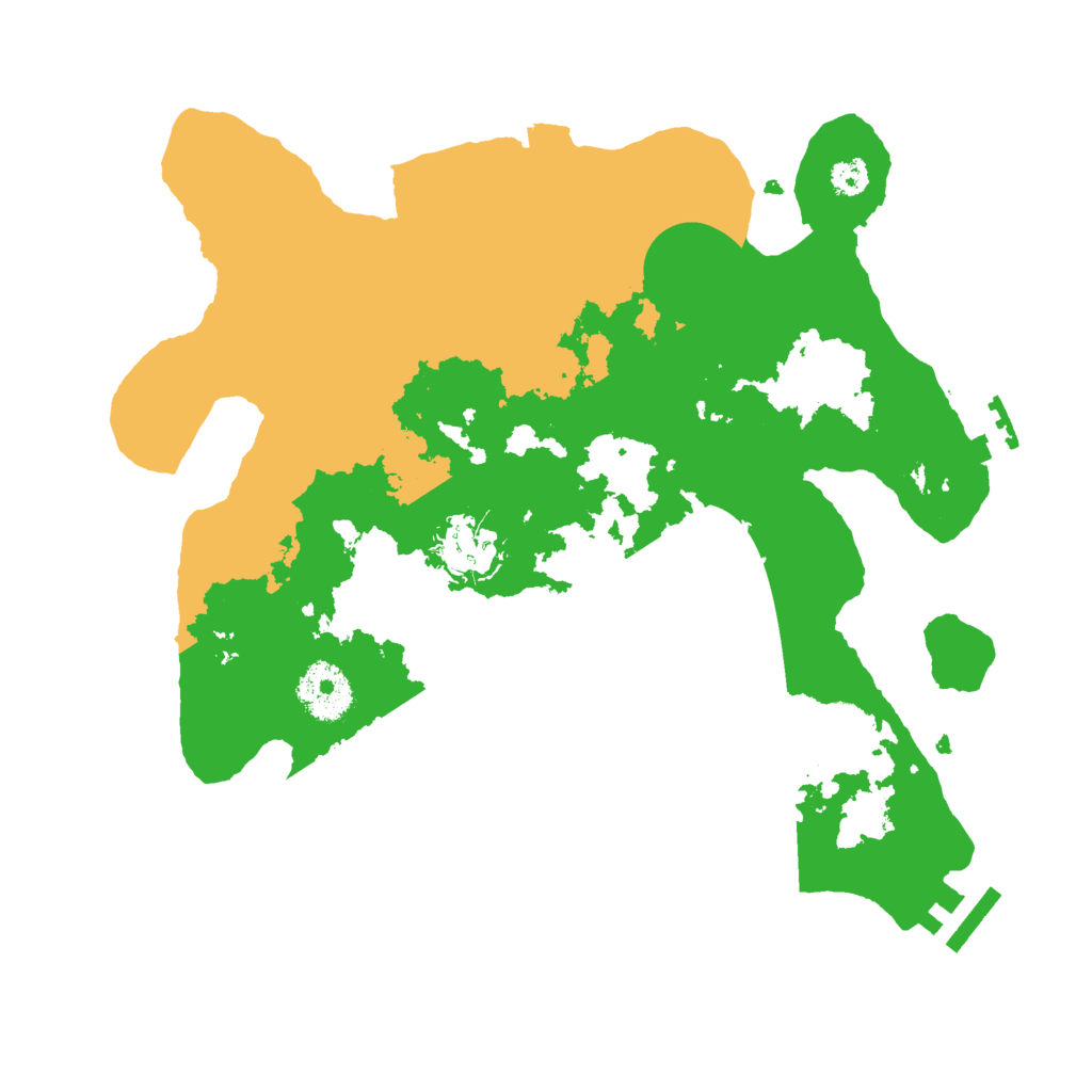 Biome Rust Map: Procedural Map, Size: 3000, Seed: 2138365336