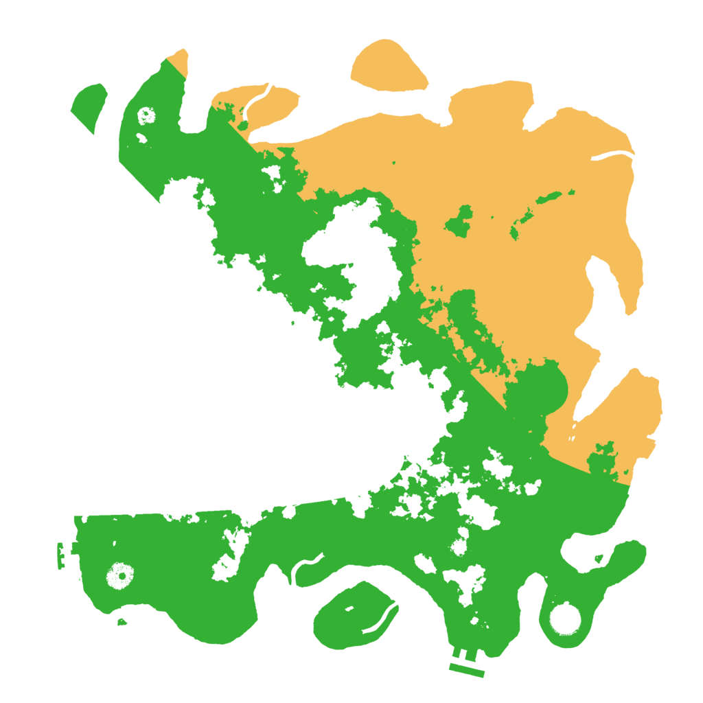 Biome Rust Map: Procedural Map, Size: 4000, Seed: 3259178