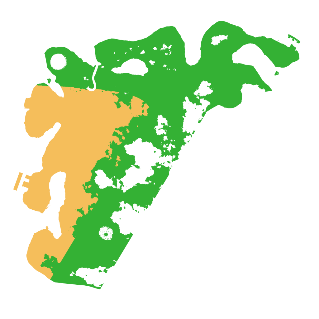 Biome Rust Map: Procedural Map, Size: 3500, Seed: 853394602