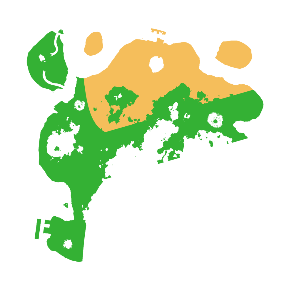 Biome Rust Map: Procedural Map, Size: 3000, Seed: 367321844