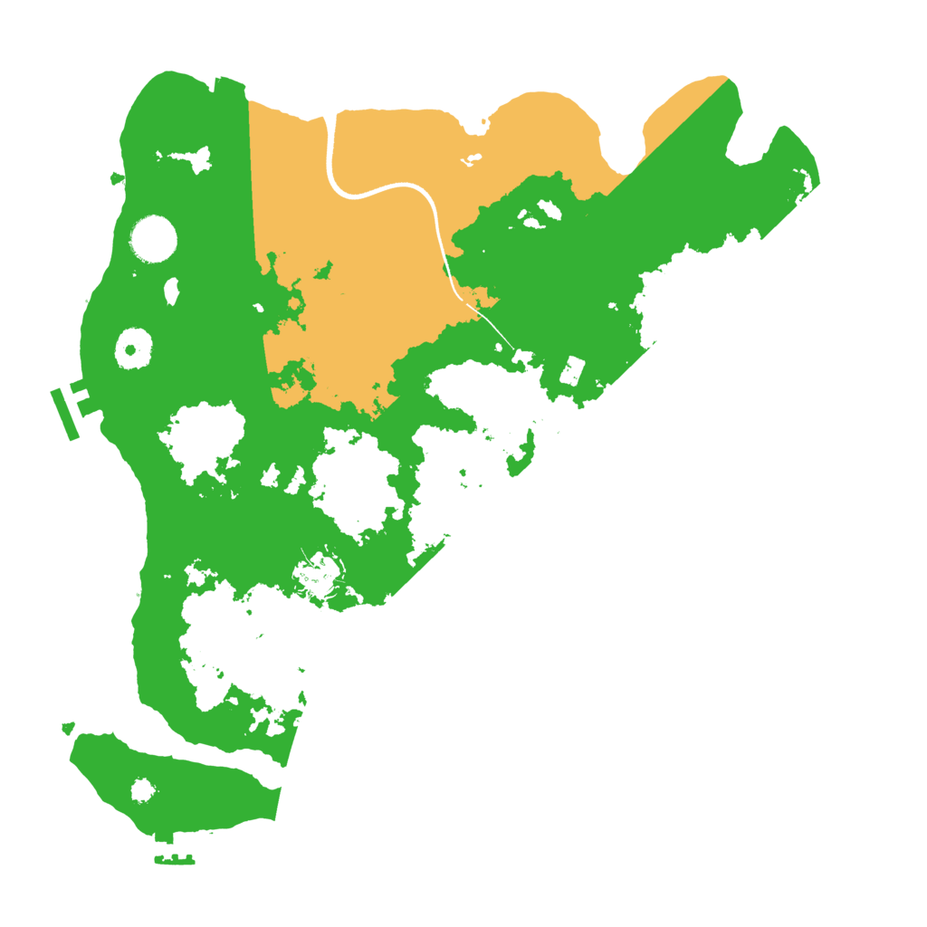 Biome Rust Map: Procedural Map, Size: 3500, Seed: 1653996555