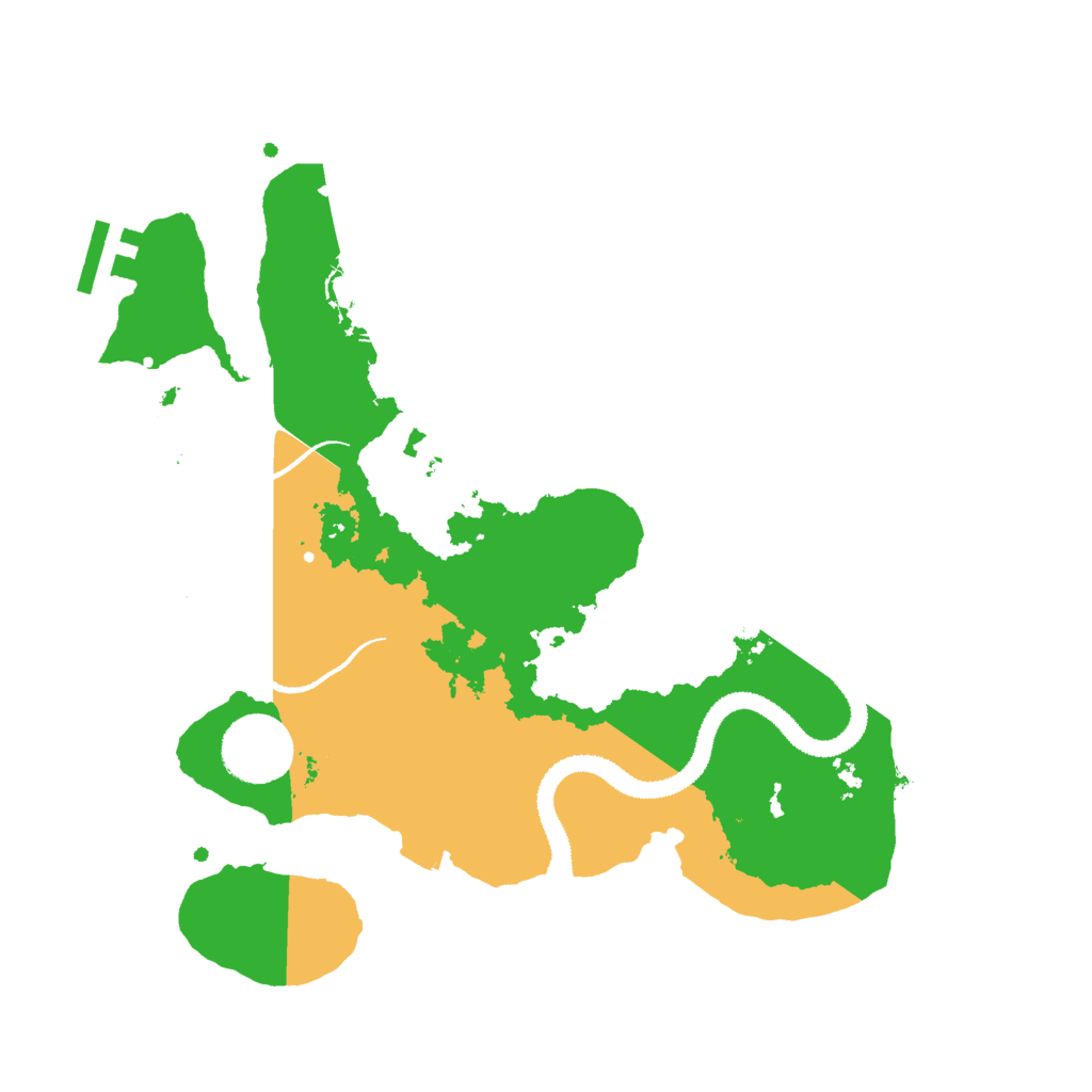 Biome Rust Map: Procedural Map, Size: 3000, Seed: 69039077
