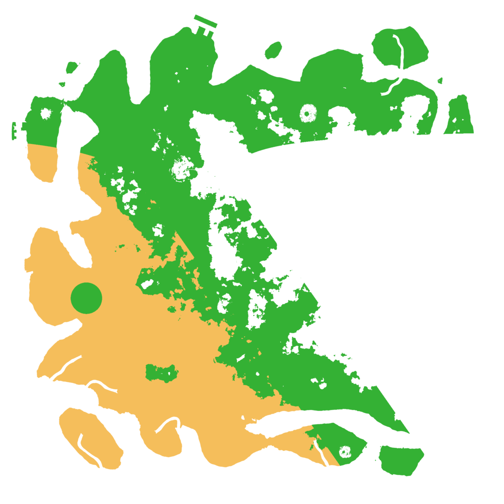 Biome Rust Map: Procedural Map, Size: 4250, Seed: 431561926