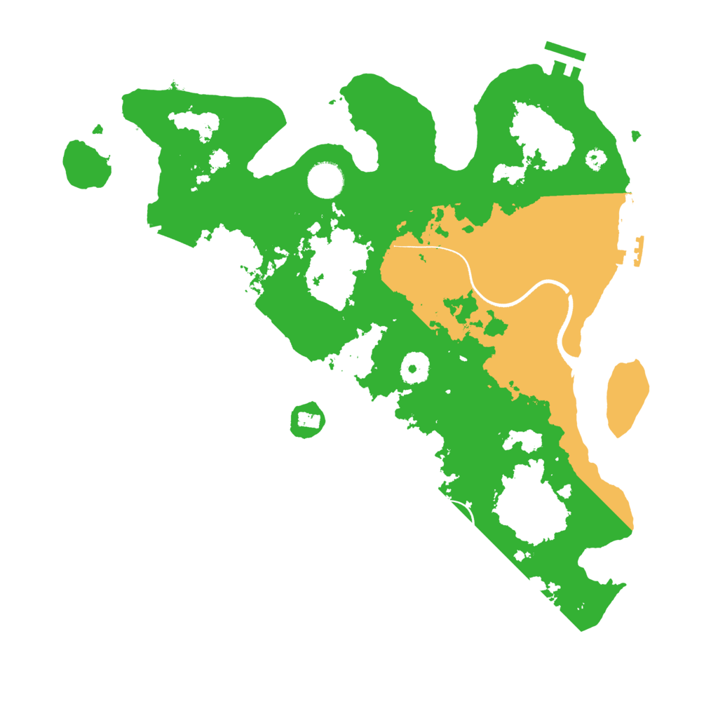 Biome Rust Map: Procedural Map, Size: 3500, Seed: 1583684377