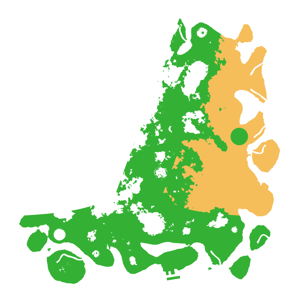 Biome Rust Map: Procedural Map, Size: 4500, Seed: 303778516