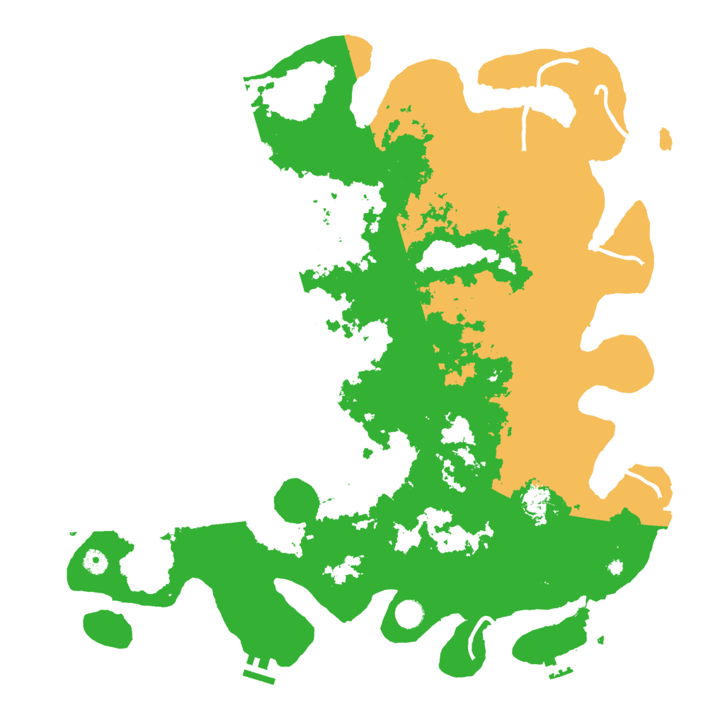 Biome Rust Map: Procedural Map, Size: 4500, Seed: 17364505