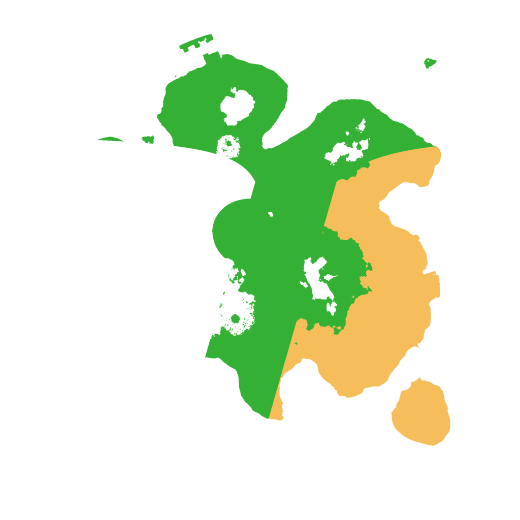 Biome Rust Map: Procedural Map, Size: 2300, Seed: 1967921821