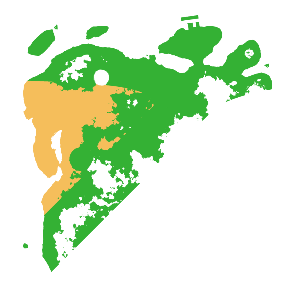 Biome Rust Map: Procedural Map, Size: 3500, Seed: 592428884