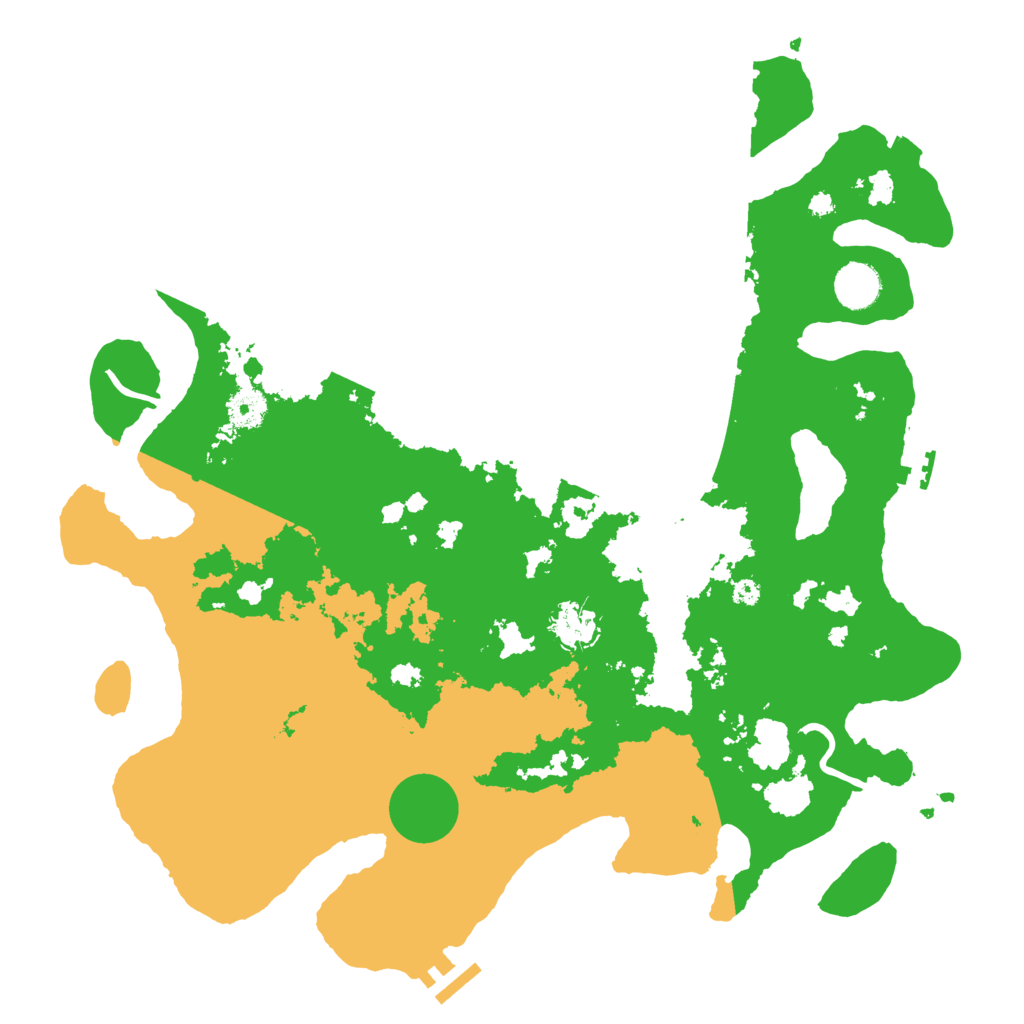 Biome Rust Map: Procedural Map, Size: 3900, Seed: 903245