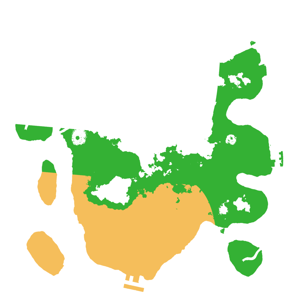 Biome Rust Map: Procedural Map, Size: 3000, Seed: 1034372100