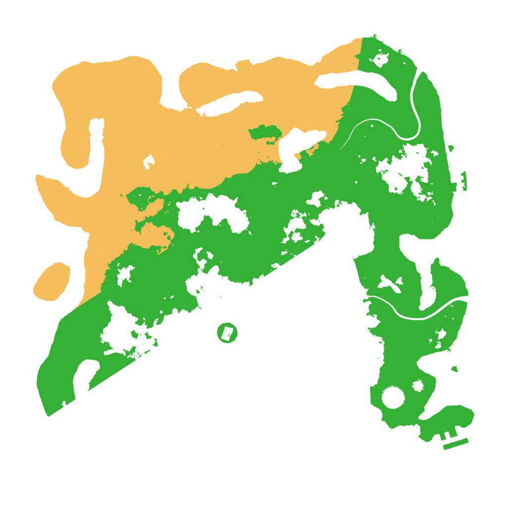 Biome Rust Map: Procedural Map, Size: 4000, Seed: 2509000