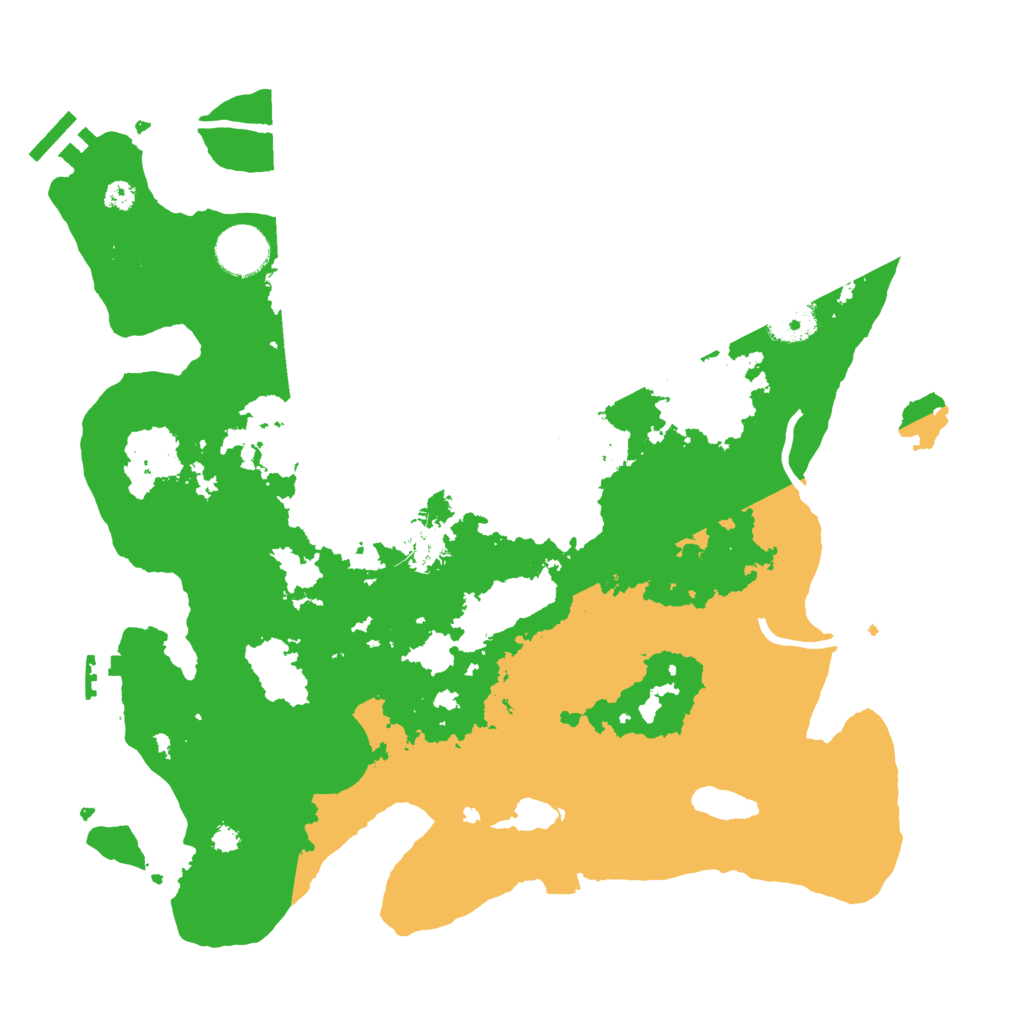 Biome Rust Map: Procedural Map, Size: 3500, Seed: 1808860470