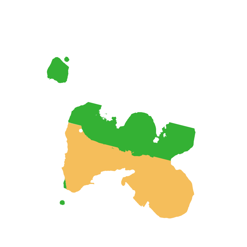 Biome Rust Map: Procedural Map, Size: 2000, Seed: 1083488496