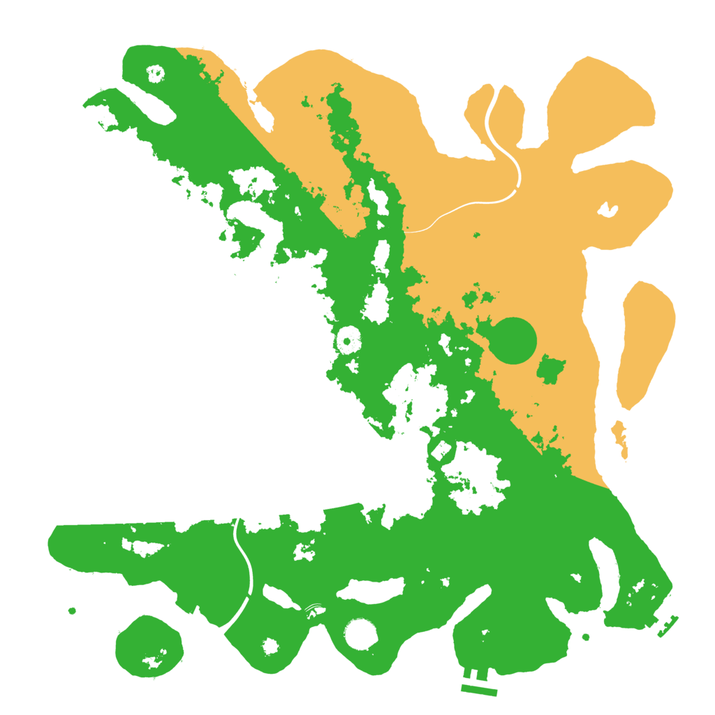 Biome Rust Map: Procedural Map, Size: 4000, Seed: 78921657