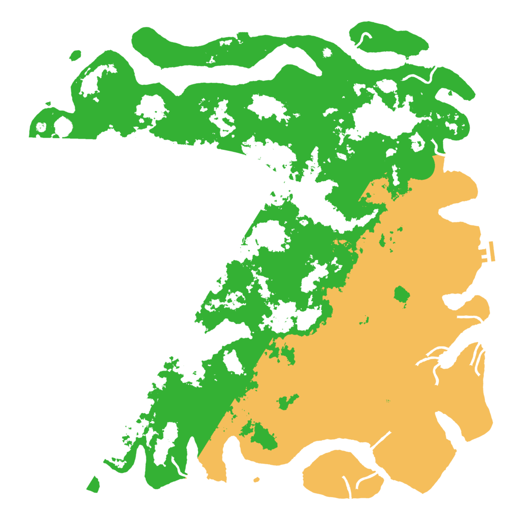 Biome Rust Map: Procedural Map, Size: 5250, Seed: 23458504