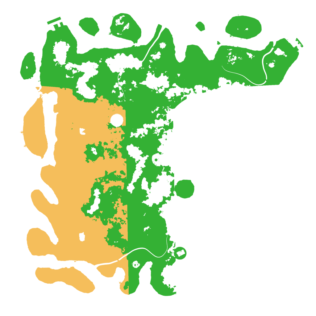 Biome Rust Map: Procedural Map, Size: 4500, Seed: 525149870