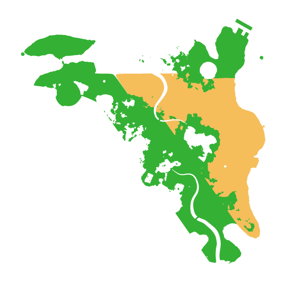 Biome Rust Map: Procedural Map, Size: 3300, Seed: 719685832