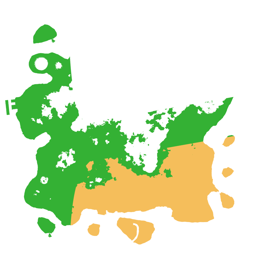 Biome Rust Map: Procedural Map, Size: 3500, Seed: 1437000108