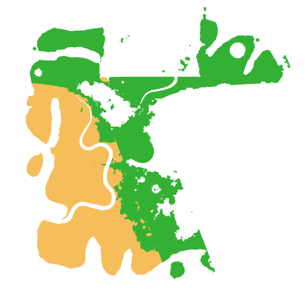 Biome Rust Map: Procedural Map, Size: 3500, Seed: 747158
