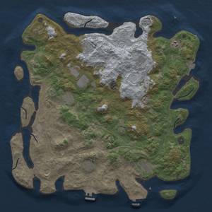 Thumbnail Rust Map: Procedural Map, Size: 4500, Seed: 272350022, 19 Monuments