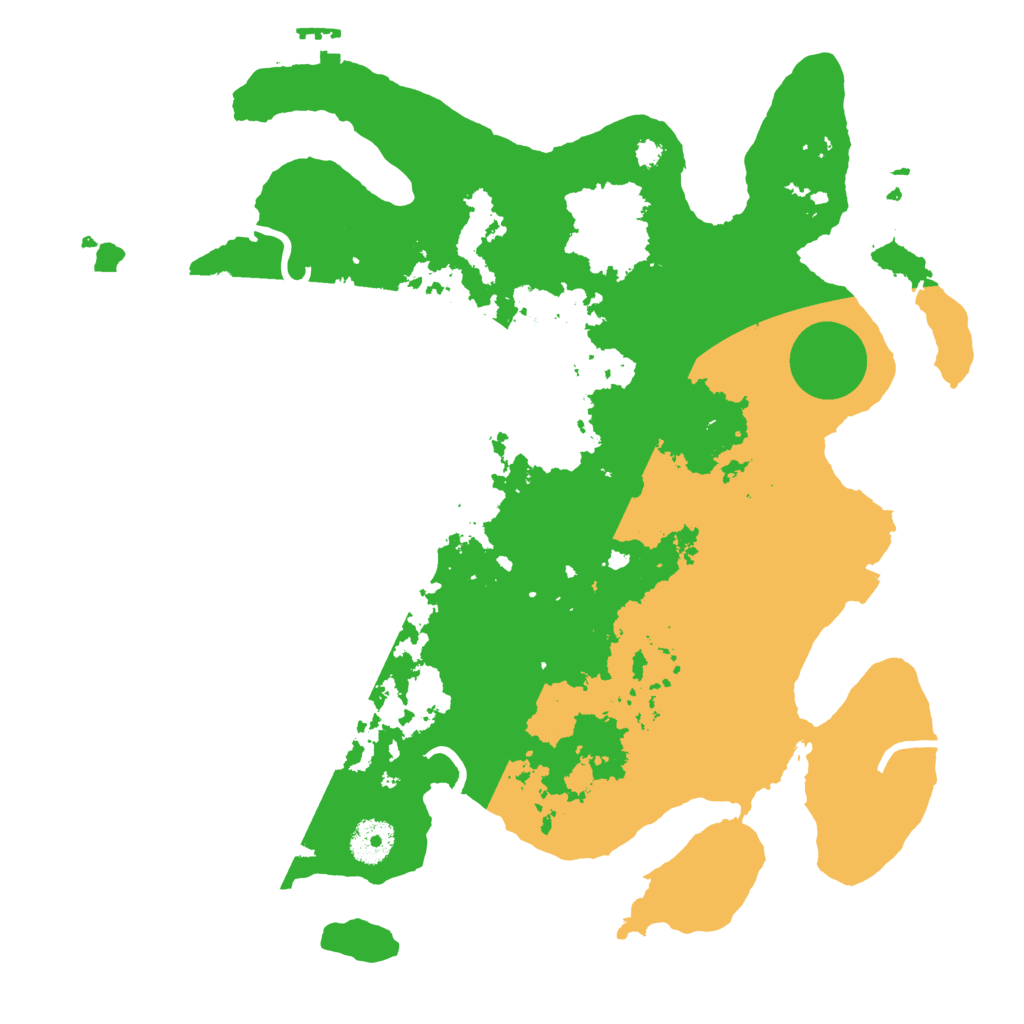 Biome Rust Map: Procedural Map, Size: 3500, Seed: 266944718