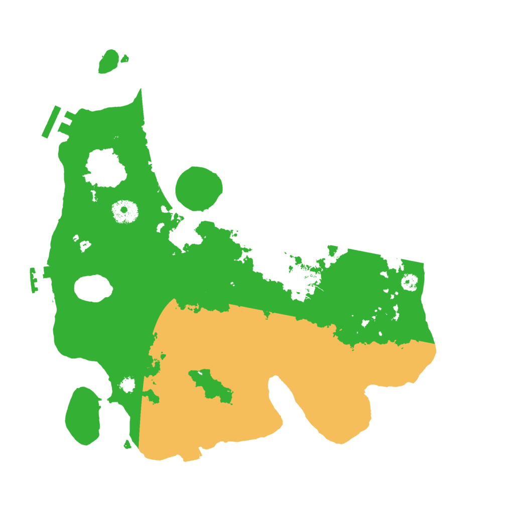 Biome Rust Map: Procedural Map, Size: 3100, Seed: 620002876