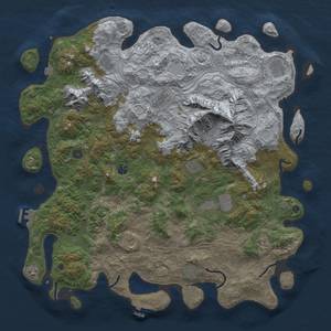 Thumbnail Rust Map: Procedural Map, Size: 5000, Seed: 1575245658, 19 Monuments