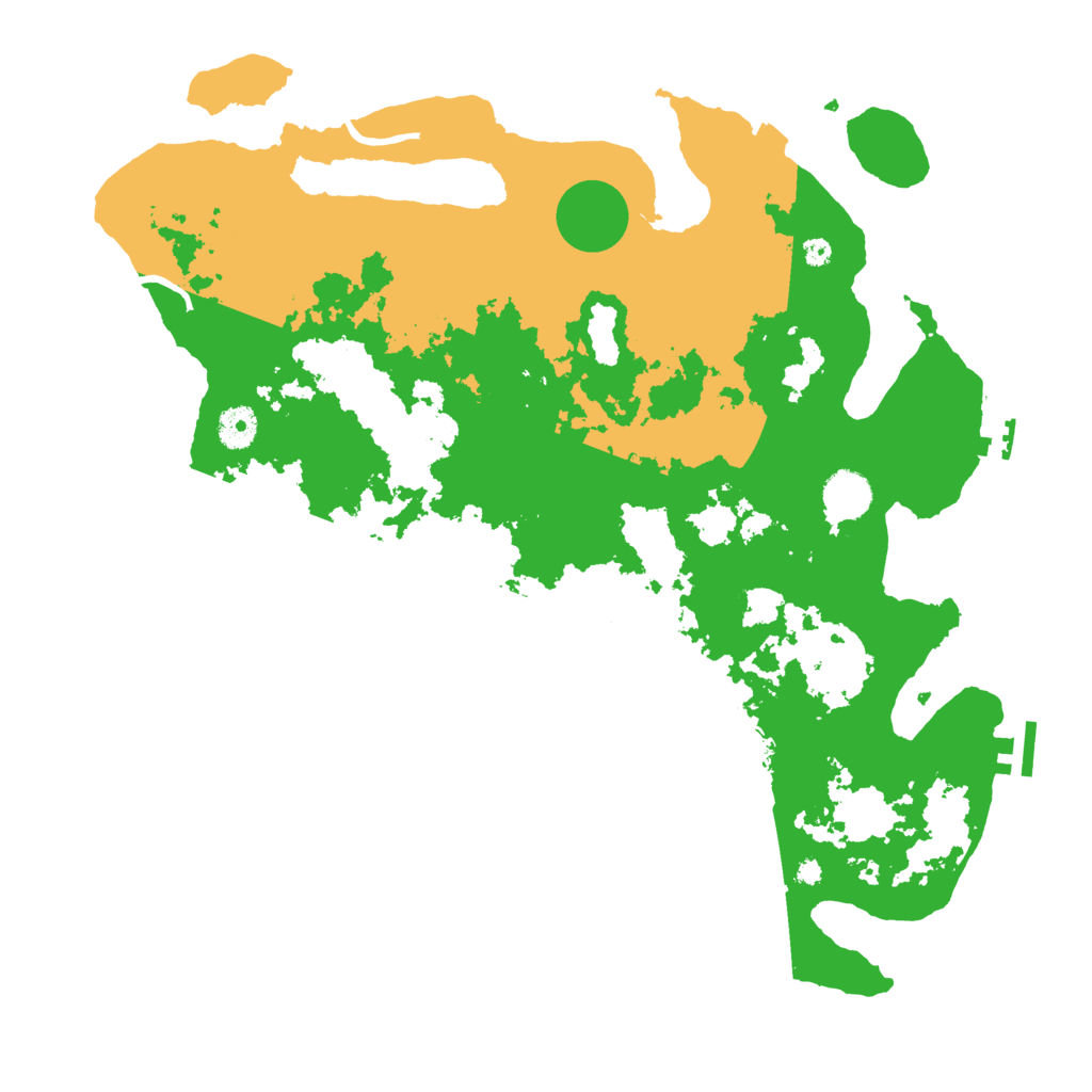 Biome Rust Map: Procedural Map, Size: 4000, Seed: 5007