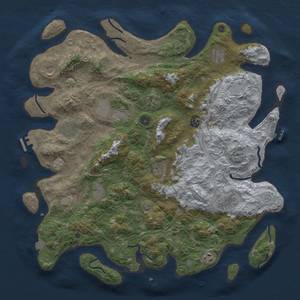 Thumbnail Rust Map: Procedural Map, Size: 4500, Seed: 1475021325, 19 Monuments