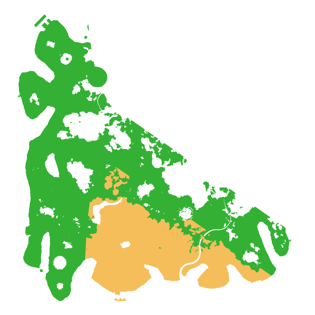 Biome Rust Map: Procedural Map, Size: 4250, Seed: 745888481