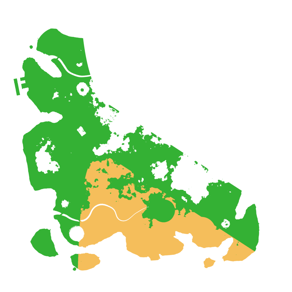 Biome Rust Map: Procedural Map, Size: 3500, Seed: 1744387390