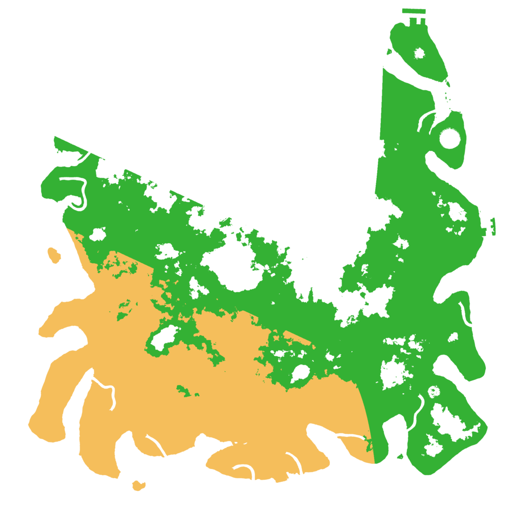 Biome Rust Map: Procedural Map, Size: 4500, Seed: 194564001