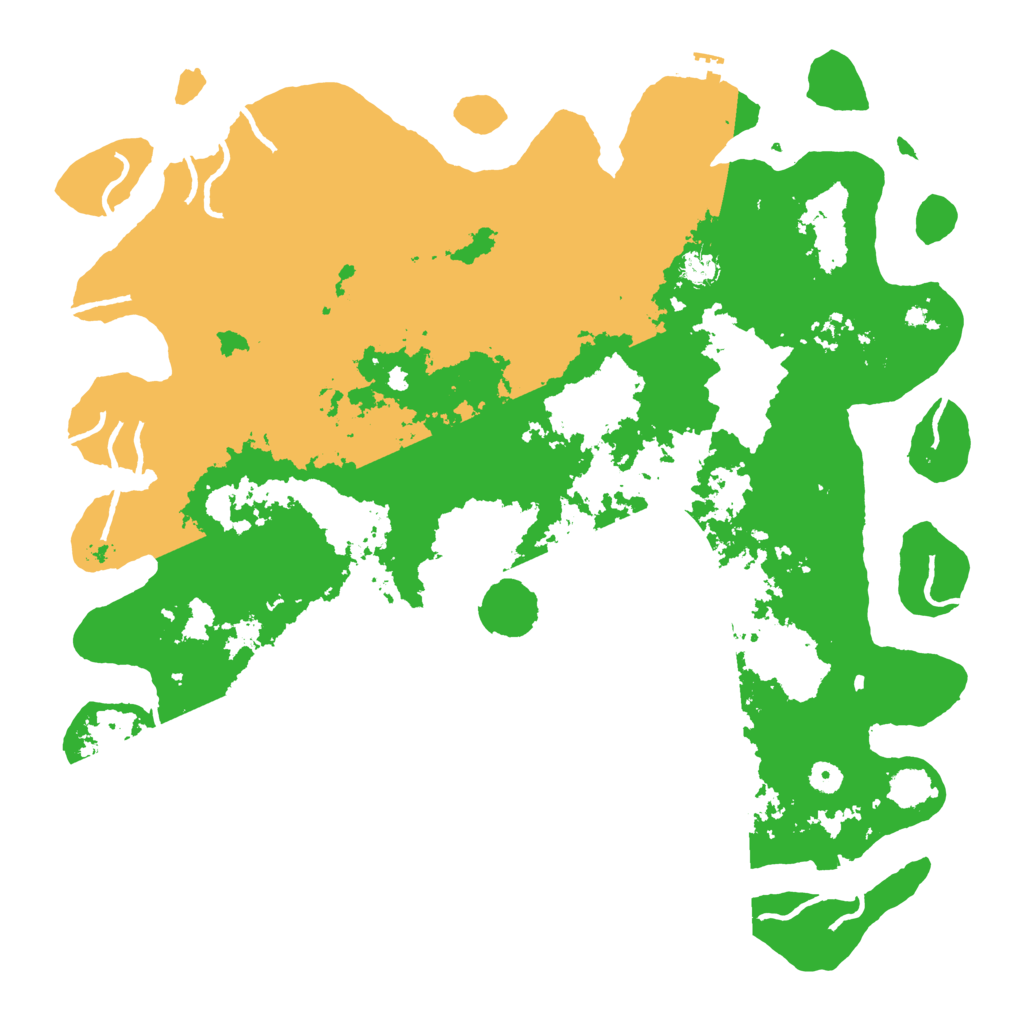 Biome Rust Map: Procedural Map, Size: 5000, Seed: 140477