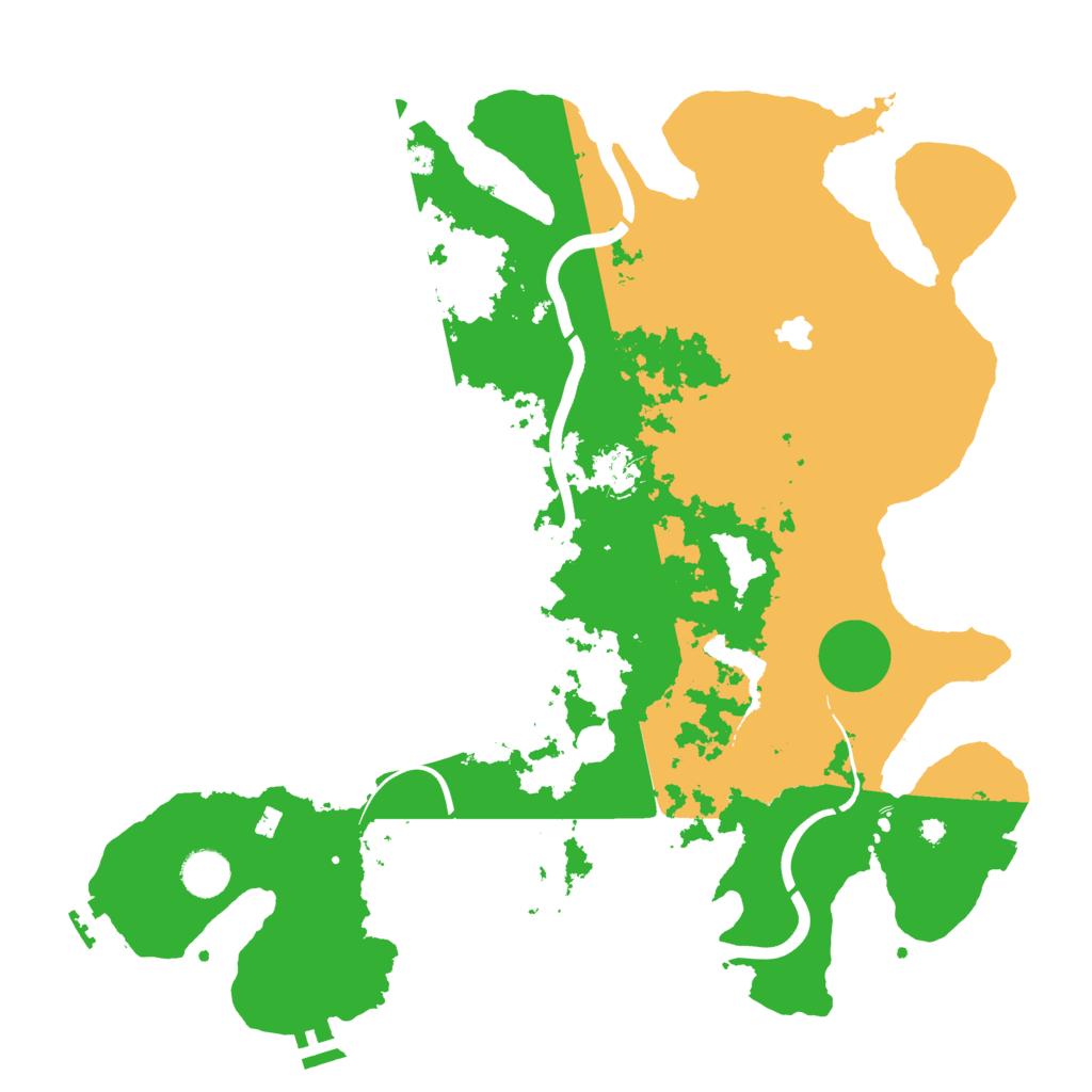 Biome Rust Map: Procedural Map, Size: 4000, Seed: 107173200