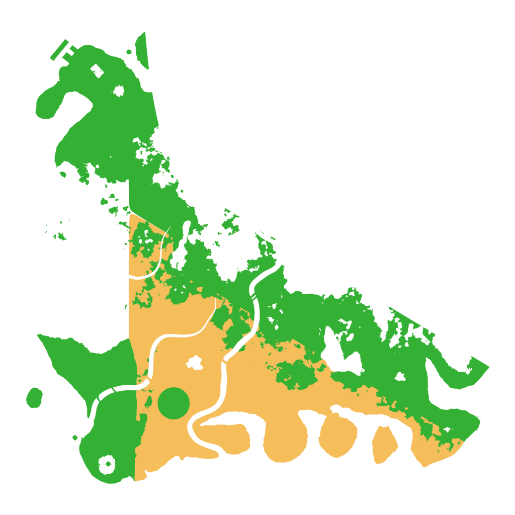 Biome Rust Map: Procedural Map, Size: 4250, Seed: 190755743