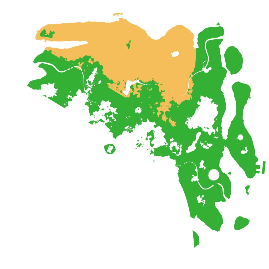 Biome Rust Map: Procedural Map, Size: 4250, Seed: 2033867854