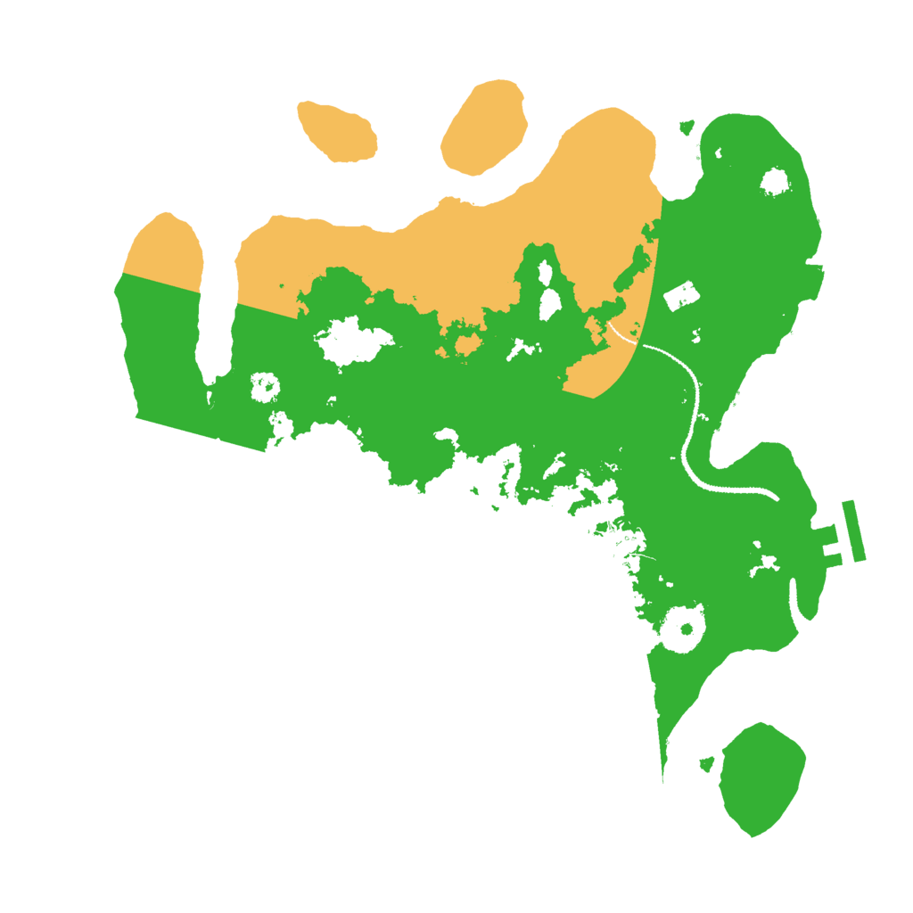 Biome Rust Map: Procedural Map, Size: 3000, Seed: 28024