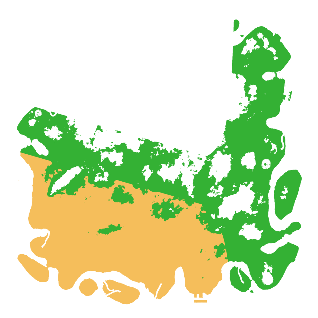 Biome Rust Map: Procedural Map, Size: 5000, Seed: 12319263