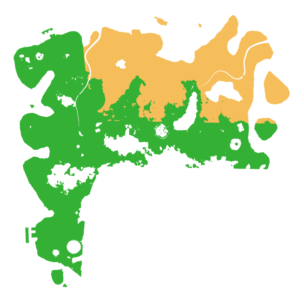 Biome Rust Map: Procedural Map, Size: 4000, Seed: 5592